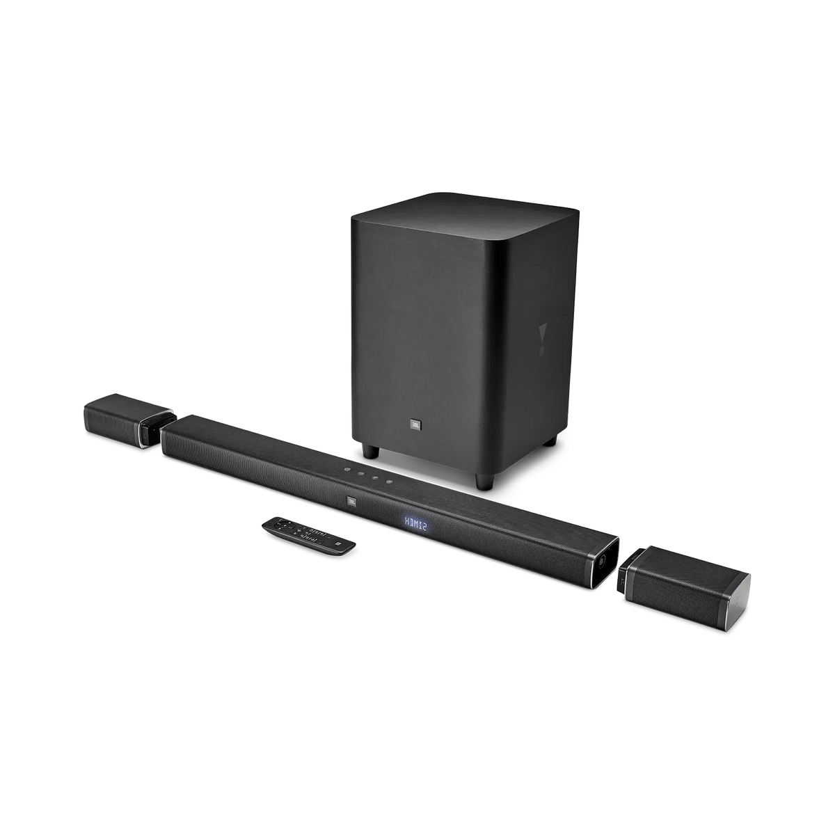 Battery powered store surround sound