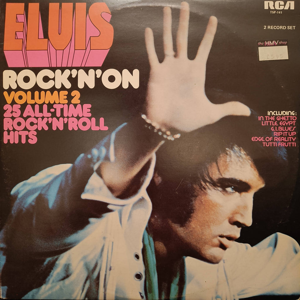 Elvis – Rock 'N' On Volume 2 25 All-Time Rock 'N' Roll Hits (Used Vinyl - VG) JS
