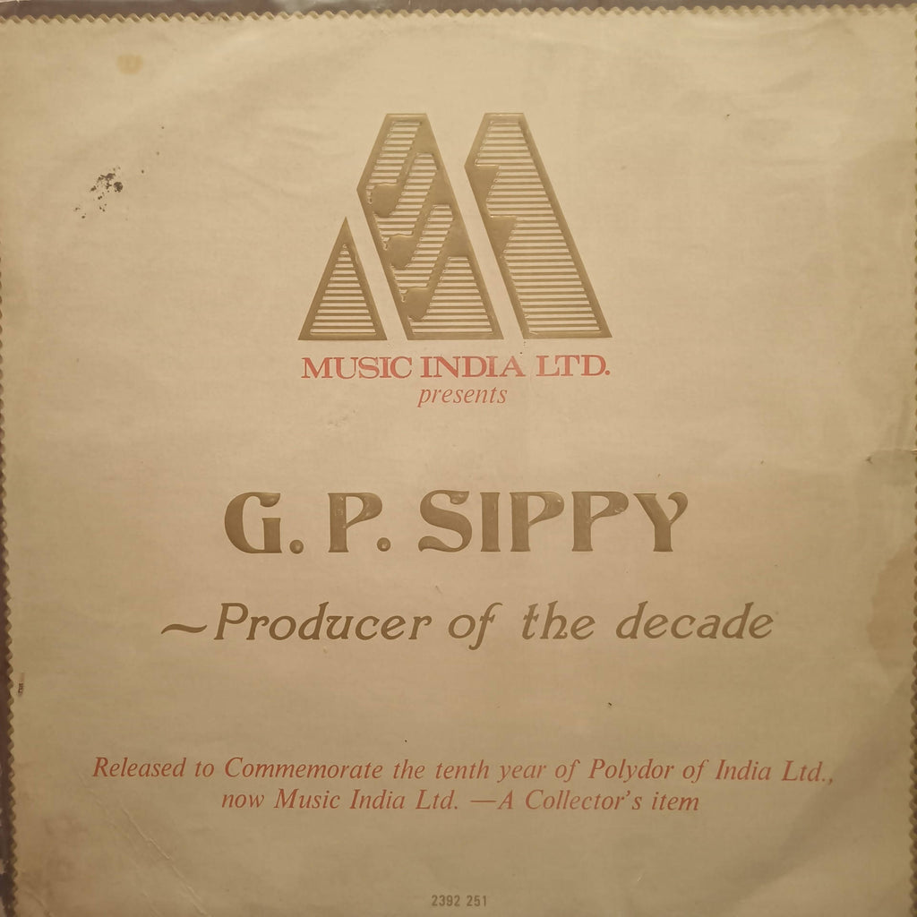 Various – G.P. Sippy - Producer Of The Decade (Used Vinyl - VG) NP