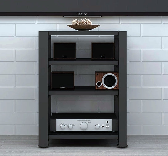 kappa-black-frame-shelf-racks-for-stereo-and-hifi-system