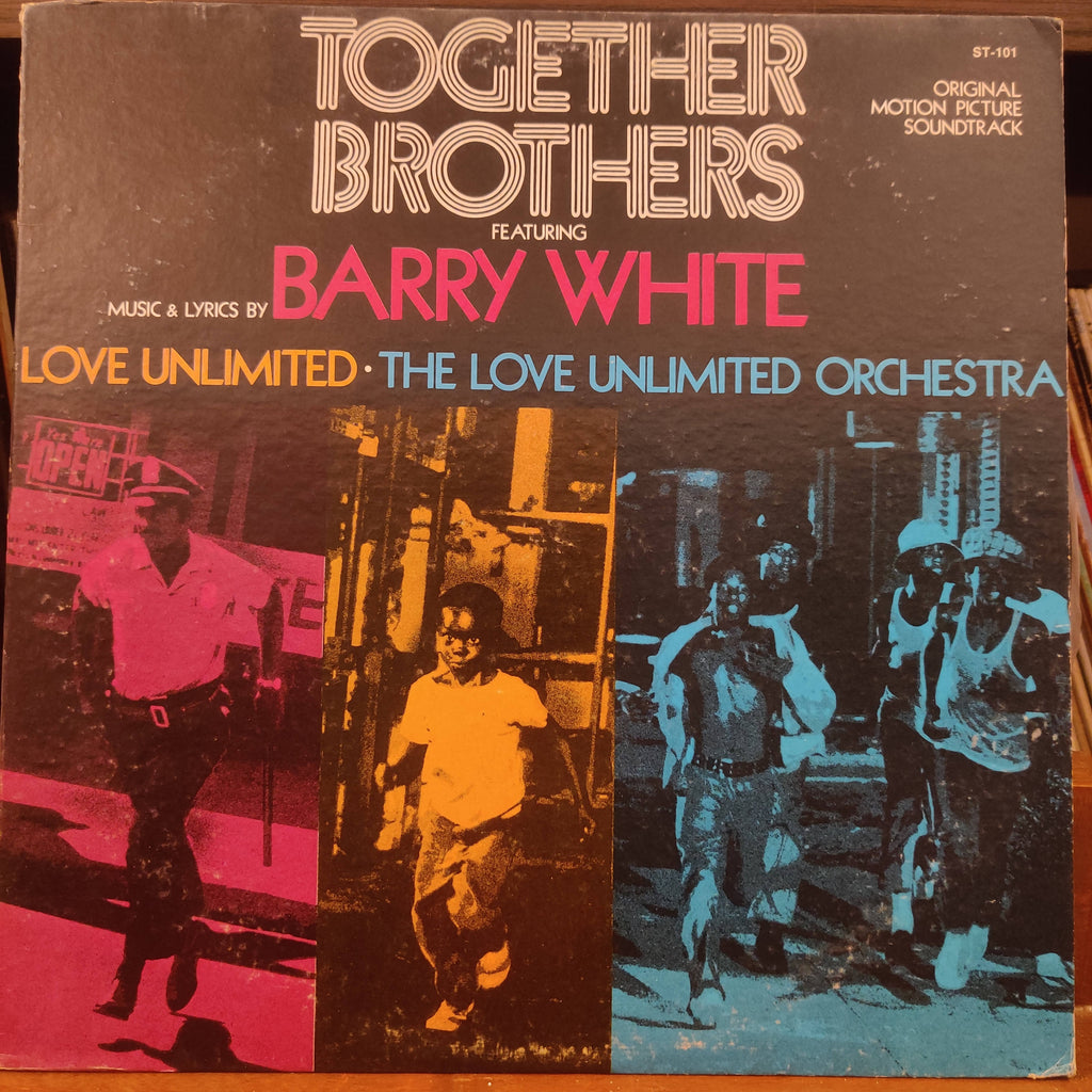 Barry White, Love Unlimited, The Love Unlimited Orchestra ‎– Together Brothers (Original Motion Picture Soundtrack) (Used Vinyl - VG)