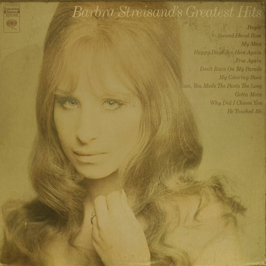 Barbra Streisand – Barbra Streisand's Greatest Hits (Used Vinyl - VG)