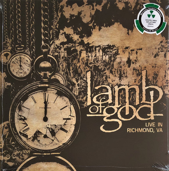 Lamb Of God – Live In Richmond, VA - RED SPLATTER LP (Arrives in 4 days)