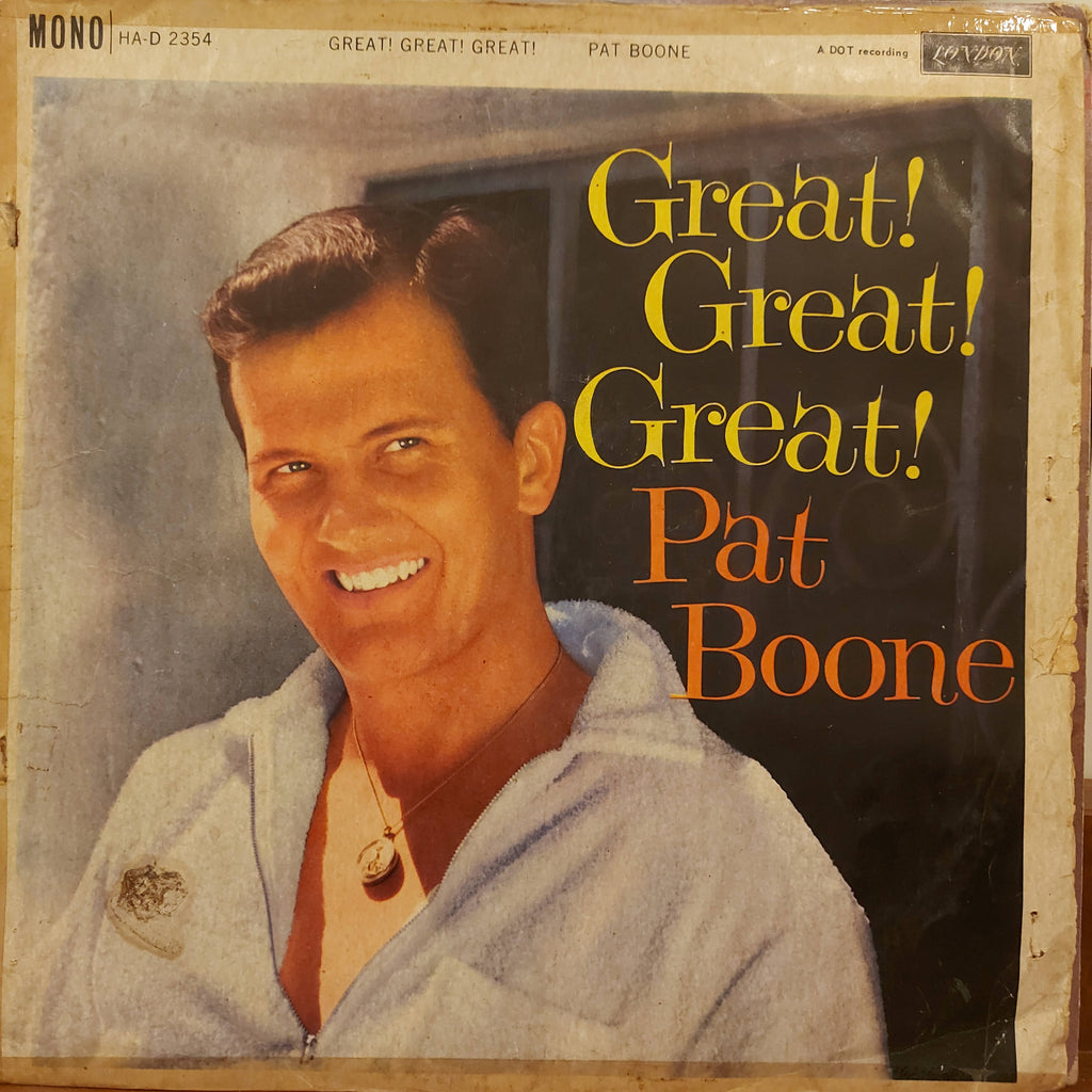 Pat Boone – Great! Great! Great! (Used Vinyl - G)