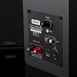 Micca PB42X Powered Bookshelf Speakers