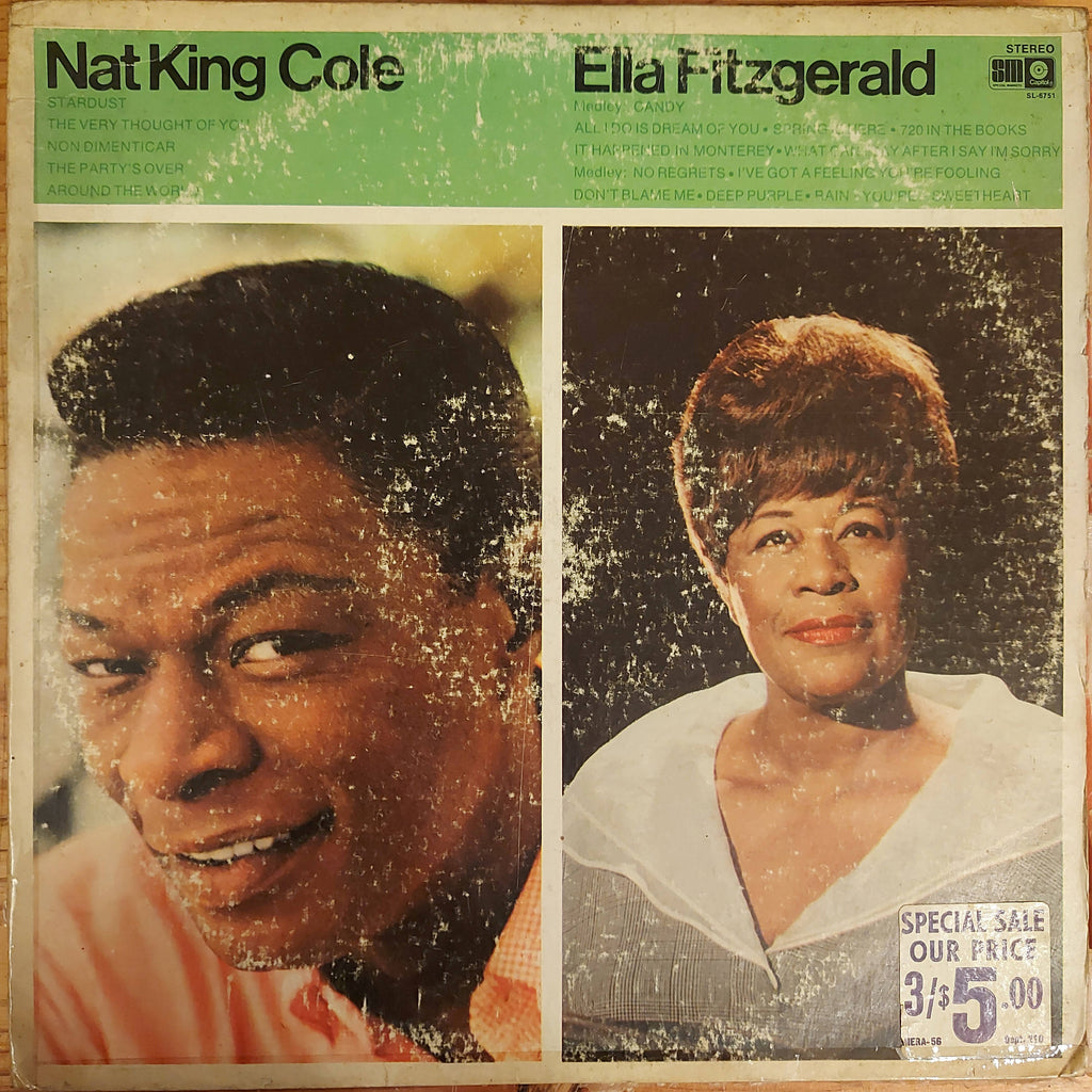 Nat King Cole, Ella Fitzgerald – Nat King Cole / Ella Fitzgerald (Used Vinyl - G)