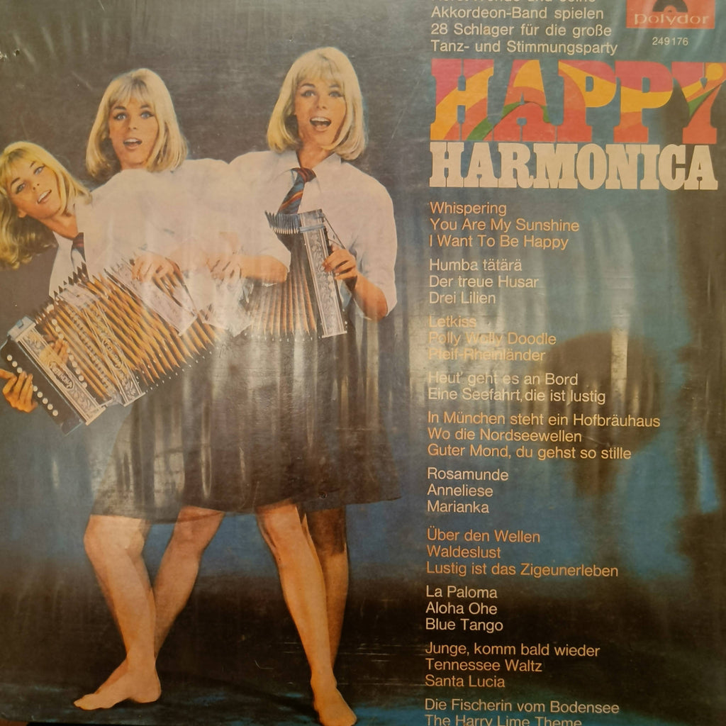 Horst Wende Und Seine Akkordeon-Band – Happy Harmonica (Used Vinyl - G) JS