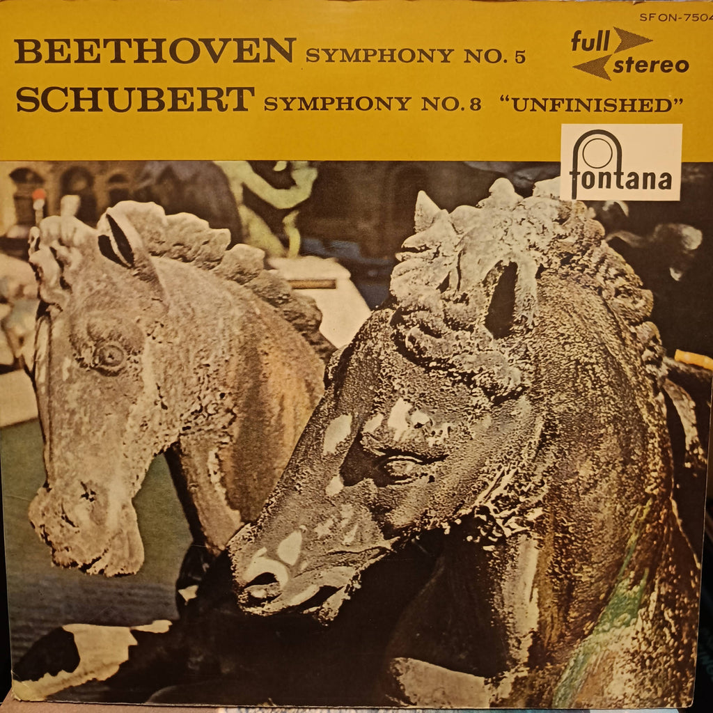 Beethoven, Schubert - Symhony No. 5 / Symphony No. 8 "Unfinished" (Used Vinyl - VG) MD - Recordwala