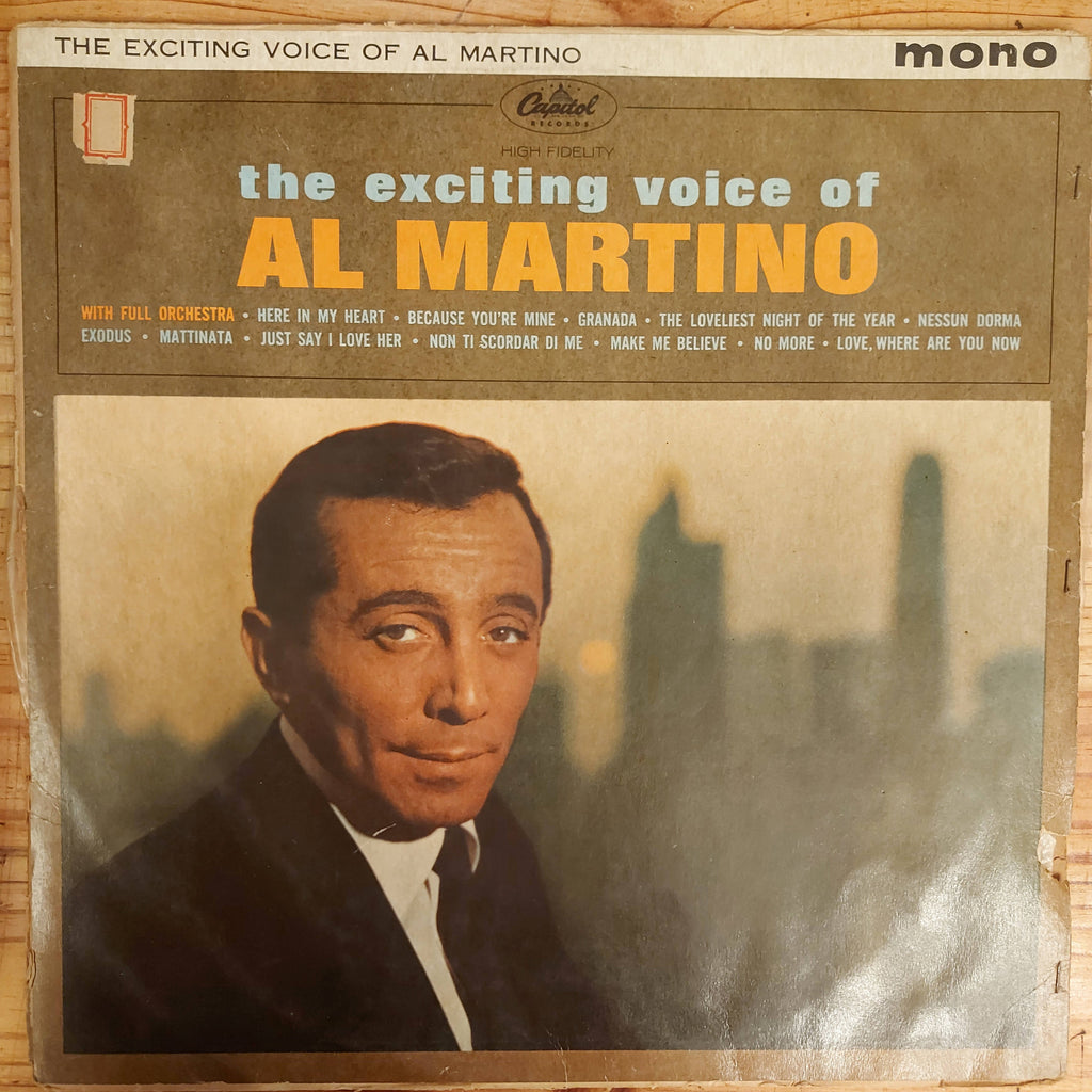 Al Martino – The Exciting Voice Of Al Martino (Used Vinyl - VG)