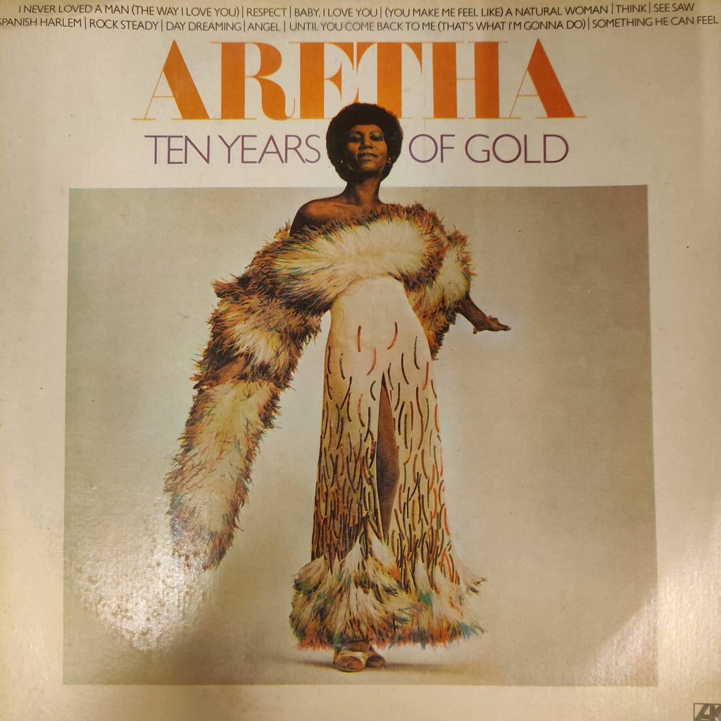 Aretha Franklin – Ten Years Of Gold (Used Vinyl - VG)