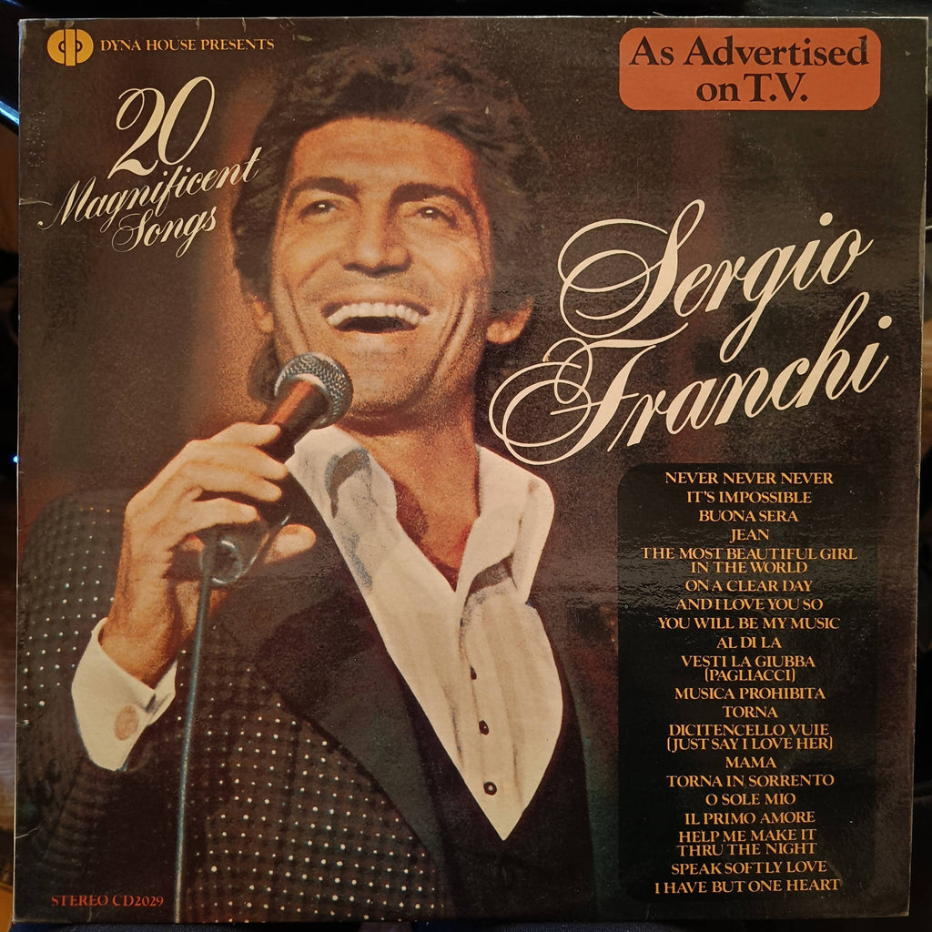Sergio Franchi – 20 Magnificent Songs (Used Vinyl - VG) JS