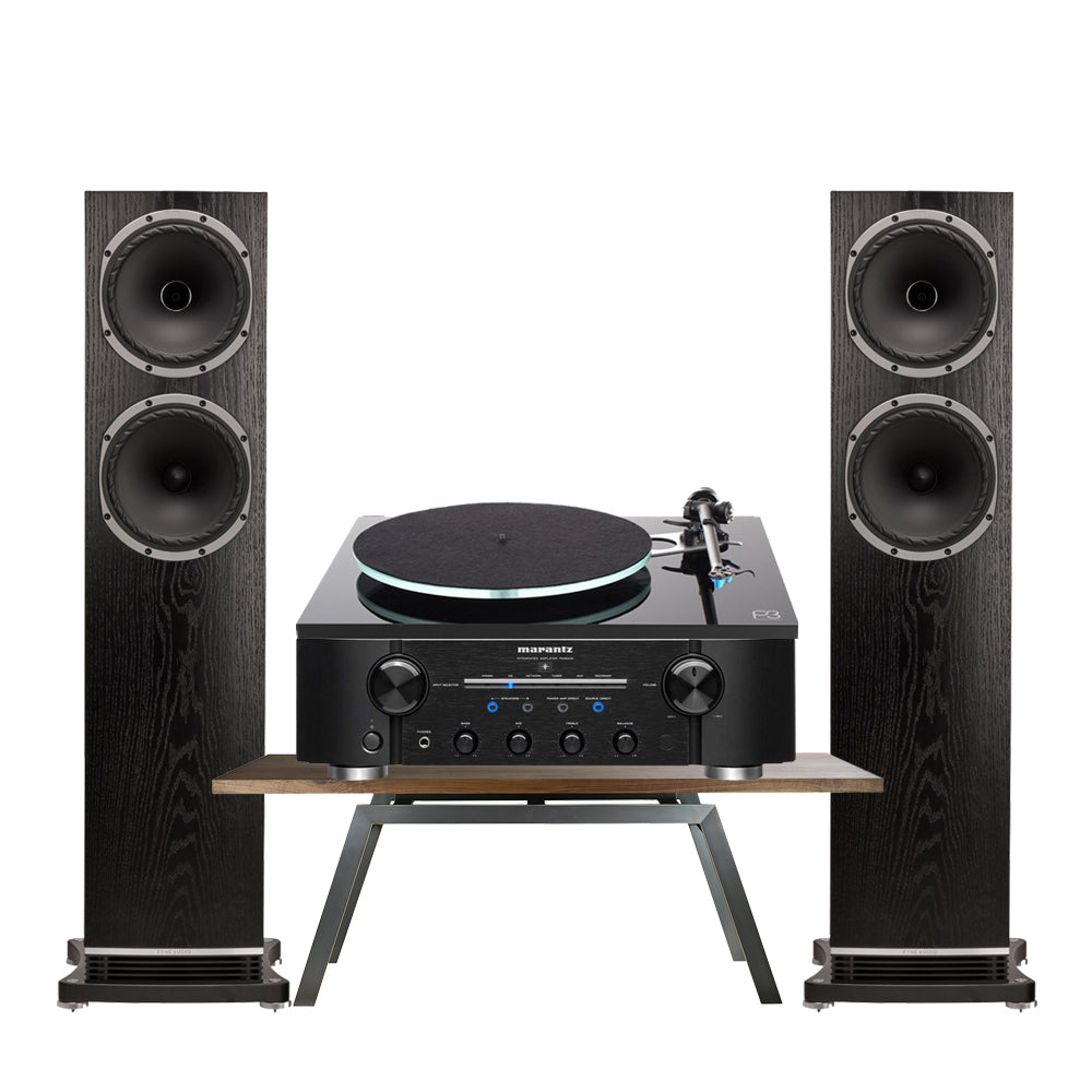 Rega Planar 3 Turntable + Marantz 8005 Amplifier + Fyne Audio 501 Speakers