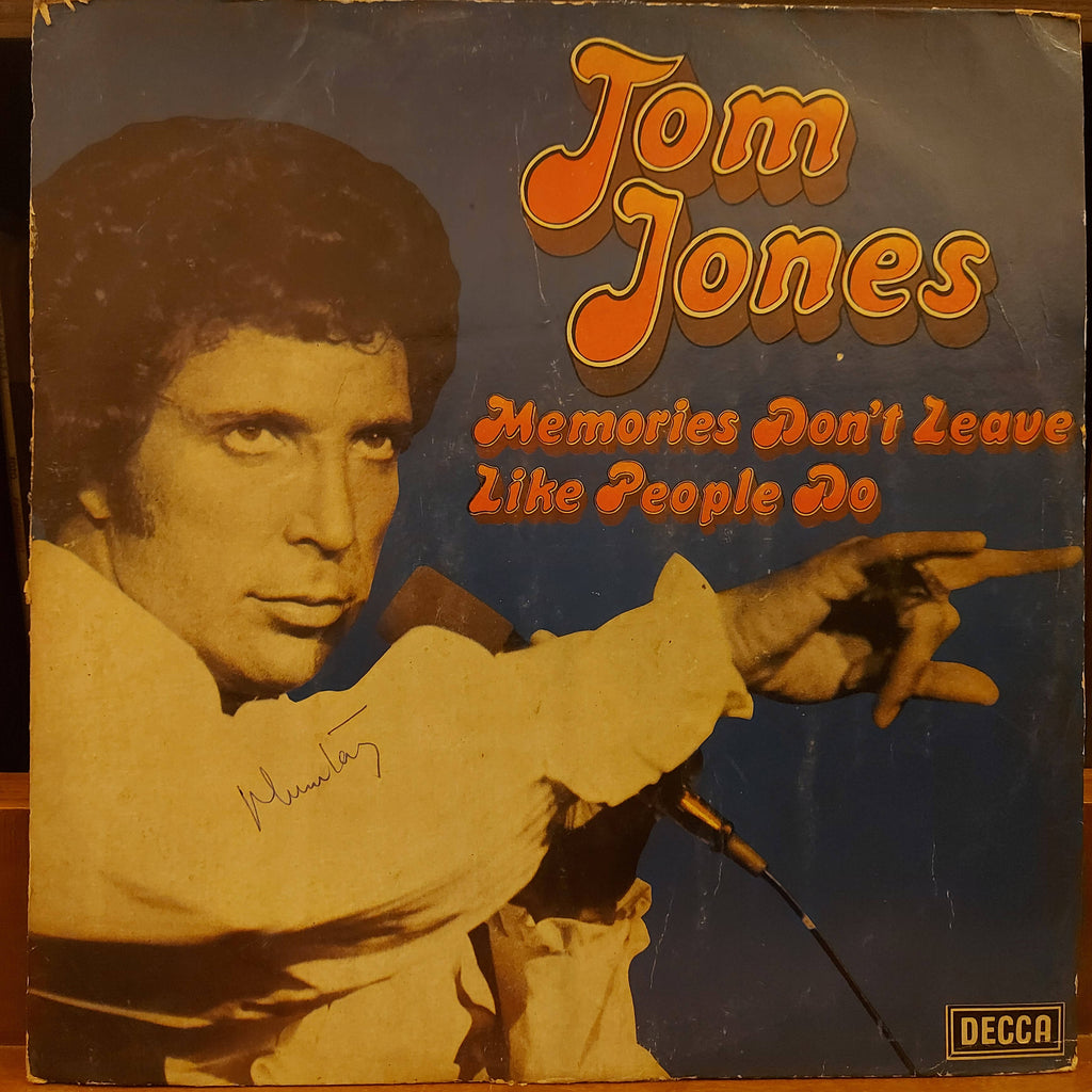 Tom Jones ‎– Memories Don't Leave Like People Do (Used Vinyl - G)