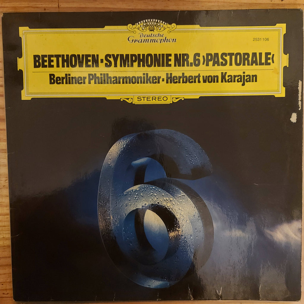 Beethoven / Herbert von Karajan, Berliner Philharmoniker – Symphonie Nr. 6 F-dur Op. 68 "Pastorale" (Used Vinyl - VG) JS