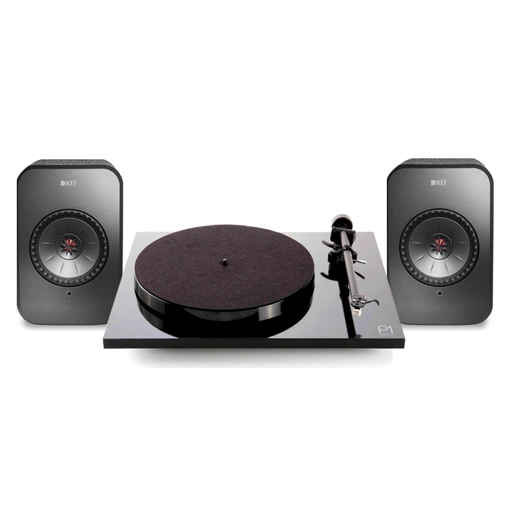 Rega Planar 1 Plus Turntable + KEF LSX Active Speakers