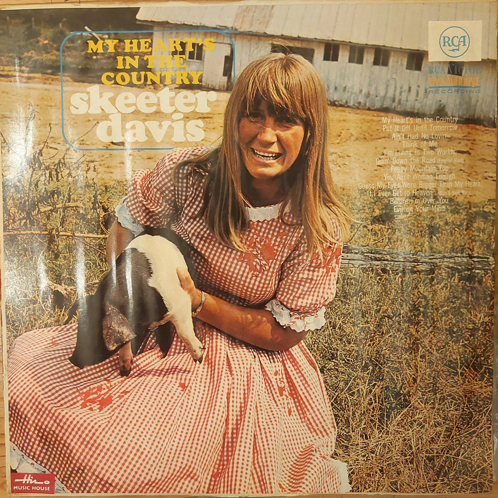 Skeeter Davis – My Heart's In The Country (Used Vinyl - VG)