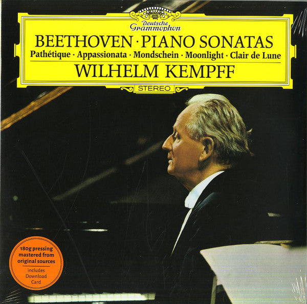 Beethoven  piano sonatas- Wilhelm Kempff (Arrives in 4 days )