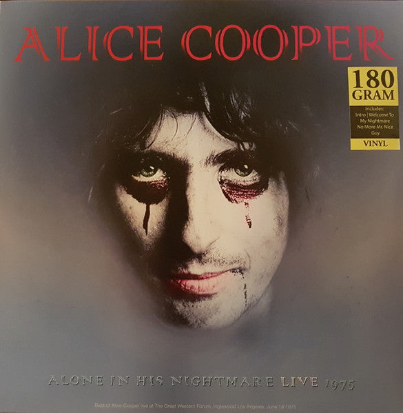 Alice Cooper (2) – Alone In His Nightmare Live 1975 (Arrives in 4 days)
