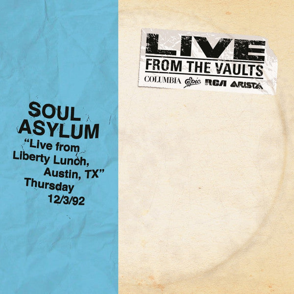 Soul Asylum (2) – Live From Liberty Lunch, Austin, TX Thursday 12/3/92   (Arrives in 4 days )