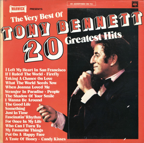 Tony Bennett – The Very Best Of Tony Bennett  (Arrives in 4 days)