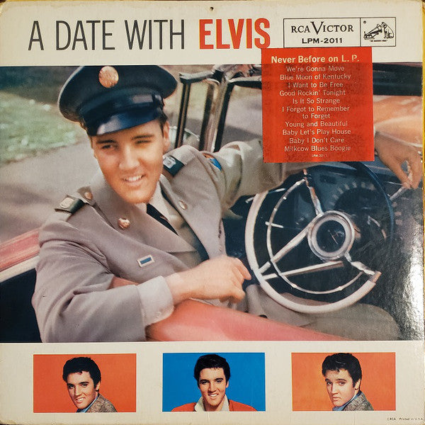 Elvis Presley ‎– A Date With Elvis - COLOURED LP (Arrives in 4 days)