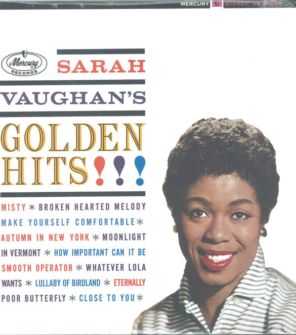 Sarah Vaughan – Sarah Vaughan's Golden Hits (Arrives in 4 days)