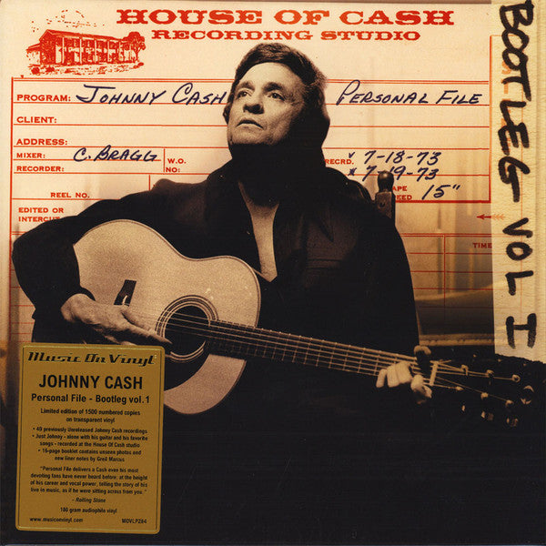 Johnny Cash – Bootleg Vol I: Personal File (Arrives in 4 days)