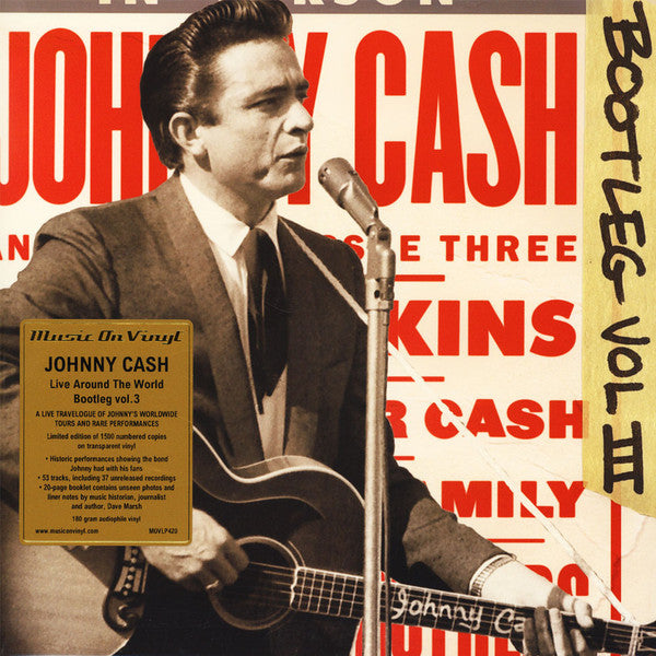 Johnny Cash – Bootleg Vol III: Live Around The World (Arrives in 4 days)
