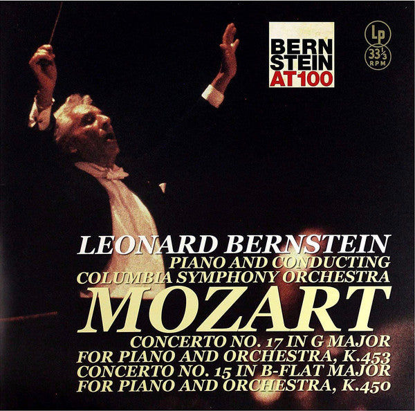 Leonard Bernstein - Mozart – Piano Concerto No. 17 In G Major And Symphony No.15 In B Flat Major - Lp (Arrives in 4 days)