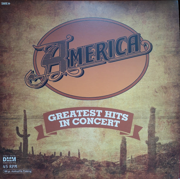 America- America greatest Hits (in Concert) - Lp (Arrives in 4 days)