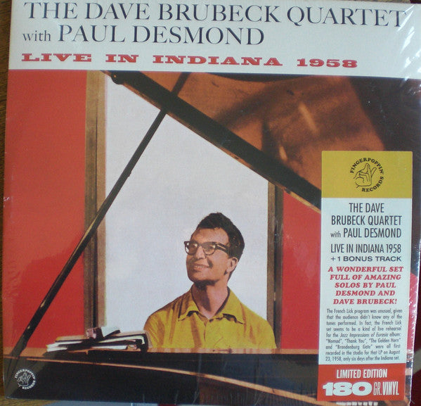 The Dave Brubeck Quartet With Paul Desmond – Live In Indiana 1958 (Arrives in 4 days)