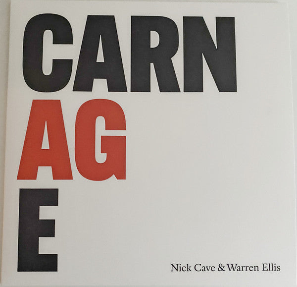 Nick Cave & Warren Ellis – Carnage (Arrives in 21 days)