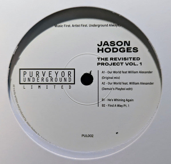 Jason HODGES - The Revisited Project Vol 1 (incl Demuir remix) (Pre-Order)