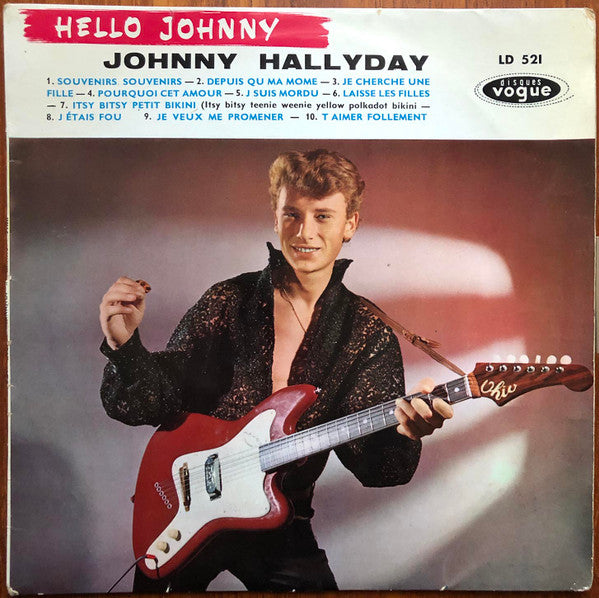 JOHNNY HALLYDAY-HELLO JOHNNY - COLOURED LP (Arrives in 4 days)