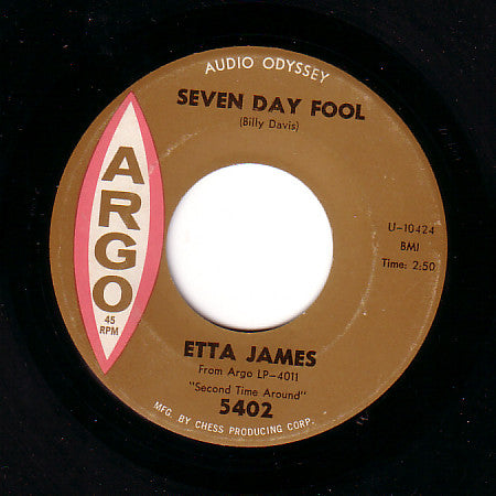 Etta James – Seven Day Fool (Arrives in 4 days)