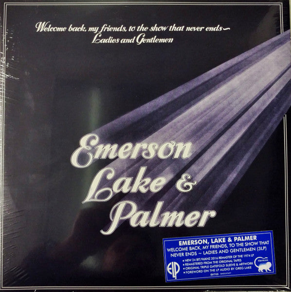 Emerson, Lake & Palmer – Welcome Back My Friends To The Show That Never Ends - Ladies And Gentlemen (Arrives in 4 days)