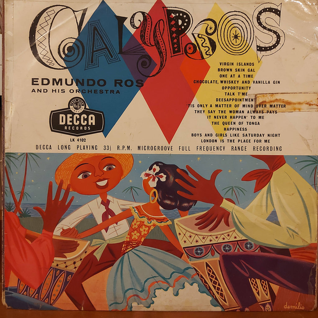 Edmundo Ros And His Orchestra – Ros Album Of Calypsos (Used Vinyl - G)