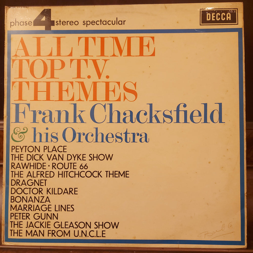 Frank Chacksfield & His Orchestra – All Time Top T.V. Themes (Used Vinyl - VG+)