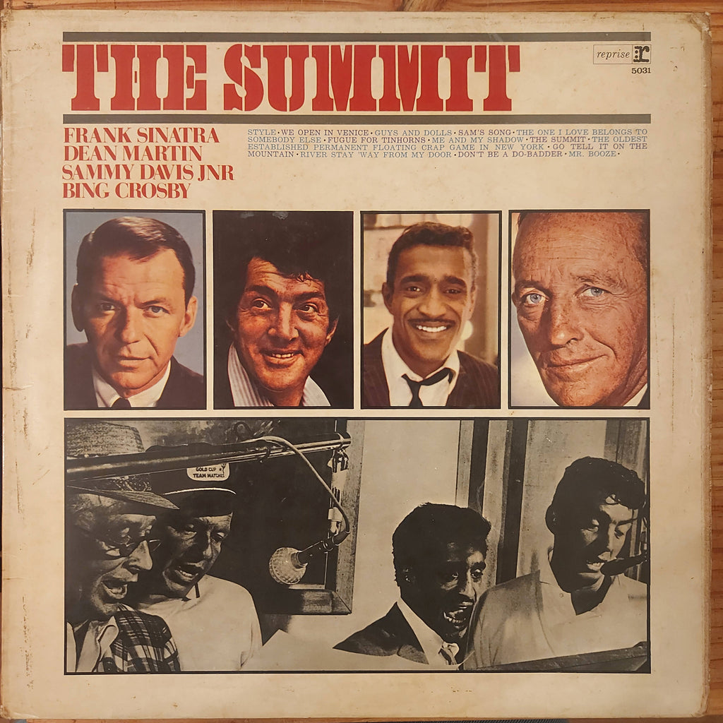 Frank Sinatra, Dean Martin, Sammy Davis Jnr, Bing Crosby – The Summit (Used Vinyl - VG)