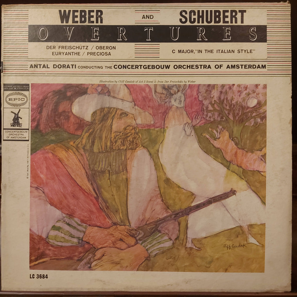 Carl Maria von Weber, Franz Schubert – Weber And Schubert Overtures (Used Vinyl - VG)