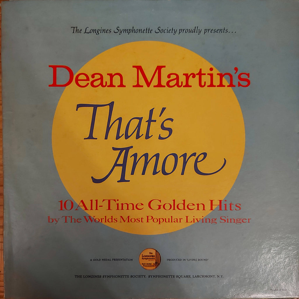 Dean Martin – That's Amore (Used Vinyl - VG)