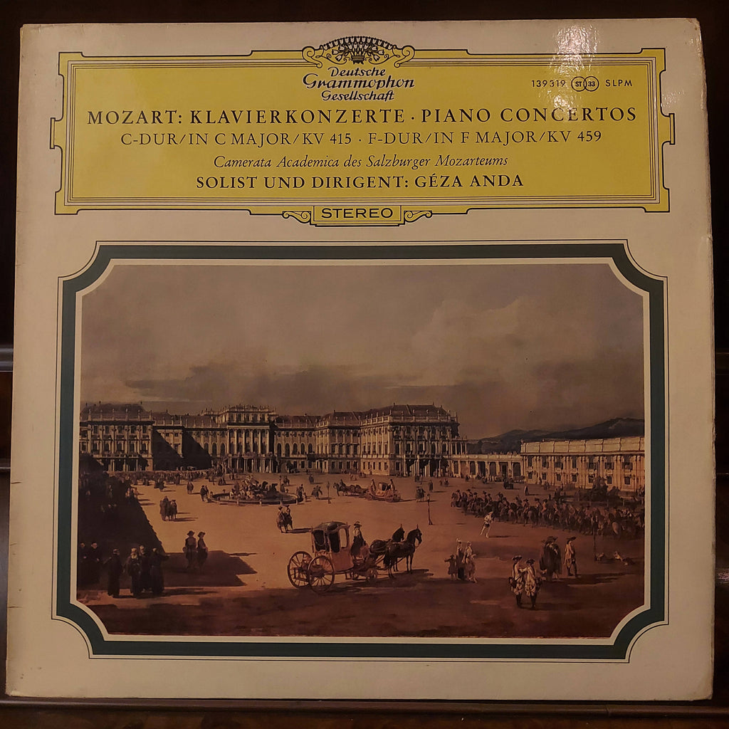 Mozart - Camerata Academica Des Salzburger Mozarteums, Géza Anda – Klavierkonzerte (C-Dur / KV 415 • F-Dur / KV 459) (Used Vinyl - VG)