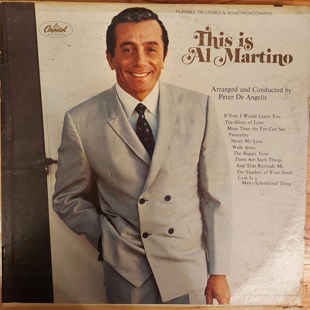 Al Martino – This Is Al Martino (Used Vinyl - G)