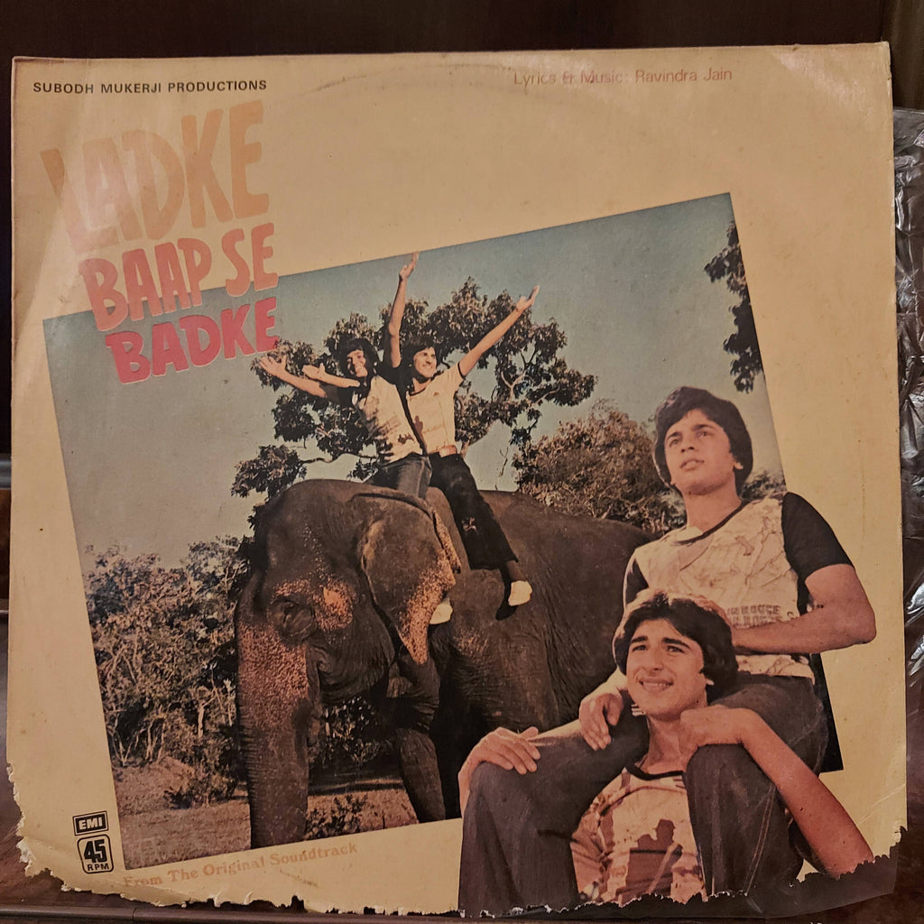 Ravindra Jain – Ladke Baap Se Badke (Used Vinyl - VG+)