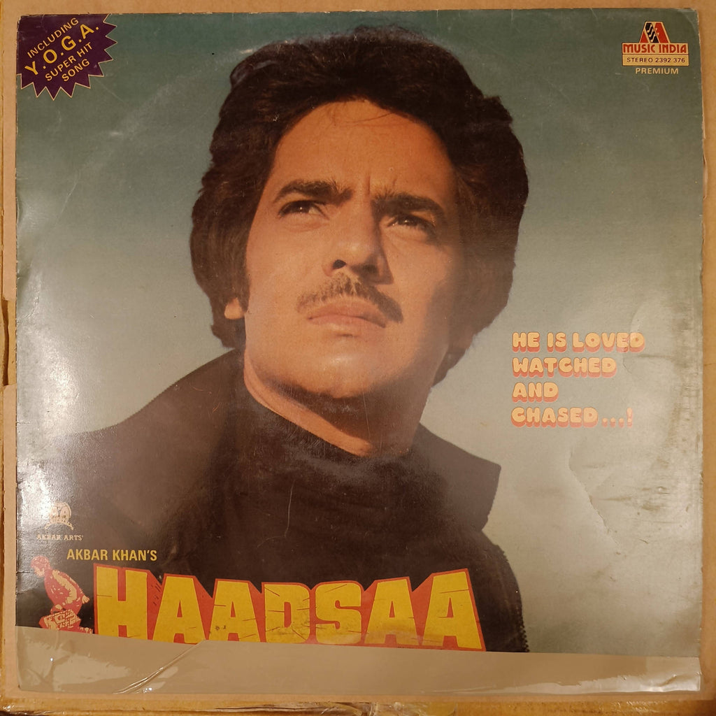 Kalyanji Anandji, M.G. Hashmat – Haadsaa (An Incident) (Used Vinyl - VG) NP