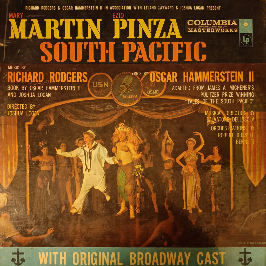 Mary Martin, Ezio Pinza, Richard Rodgers, Oscar Hammerstein II With Original Broadway Cast – South Pacific (Used Vinyl - VG)