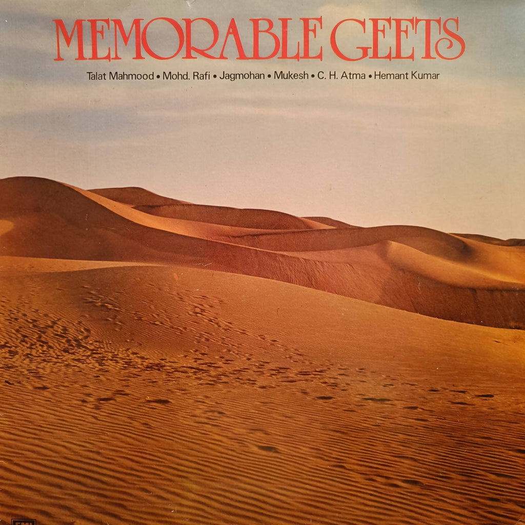 Various – Memorable Geets (Used Vinyl - VG) NJ Marketplace