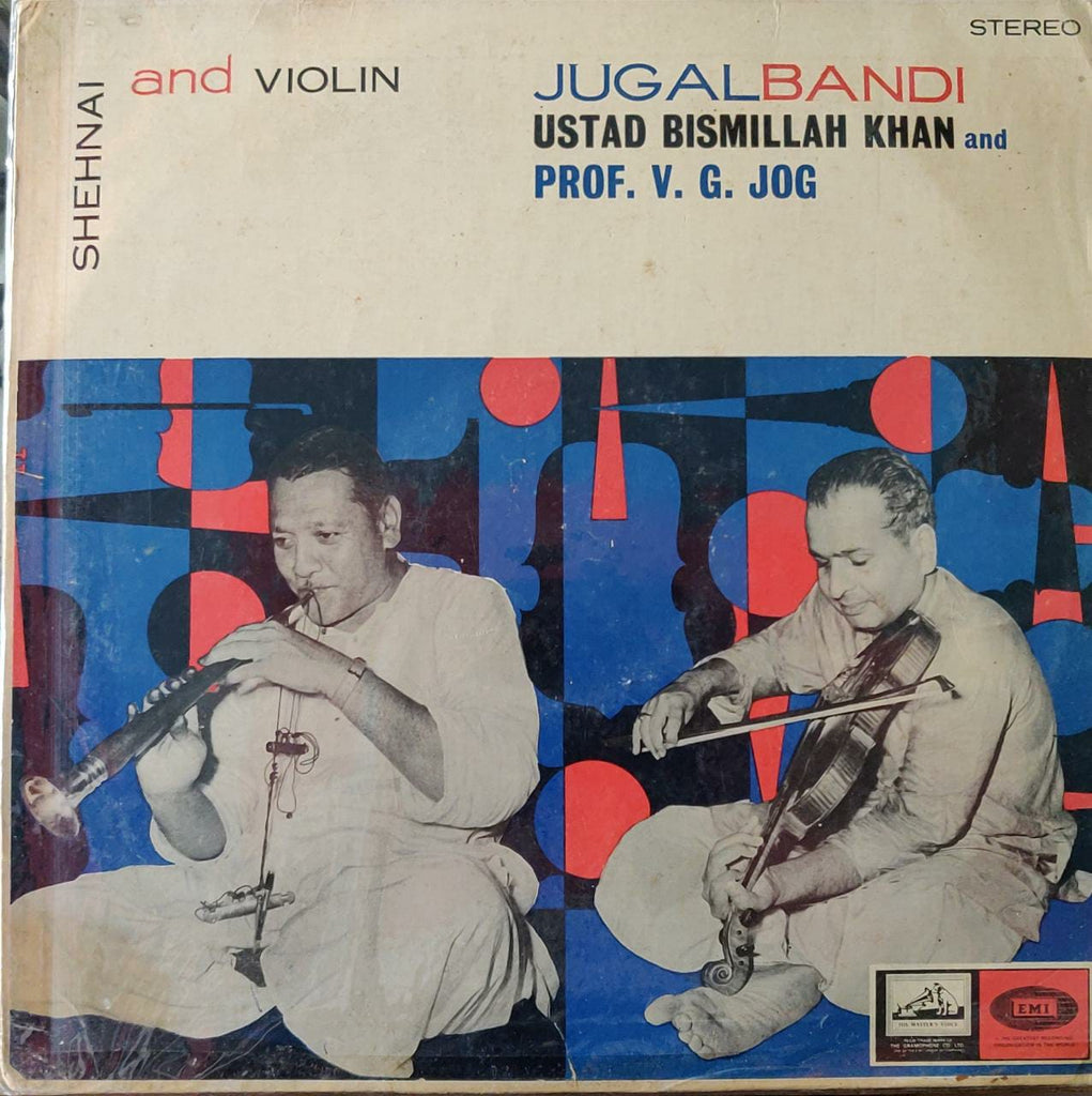 vinyl-shehnai-and-violin-jugalbandi-by-ustad-bismillah-khan-and-prof-v-g-jog-used-vinyl-vg