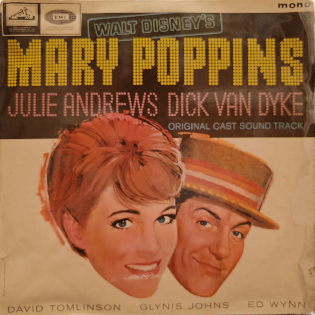 Various – Walt Disney's Mary Poppins: Original Cast Sound Track (Used Vinyl - VG) JV