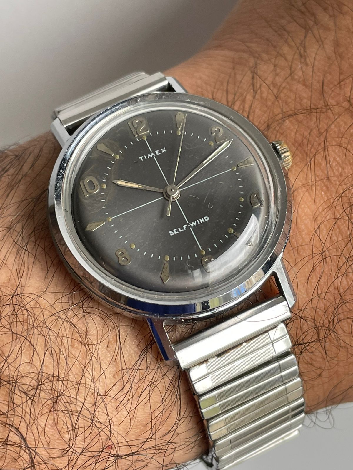 Timex - Viscount (1961) (Extremely Rare With Original Flex Bracelet)